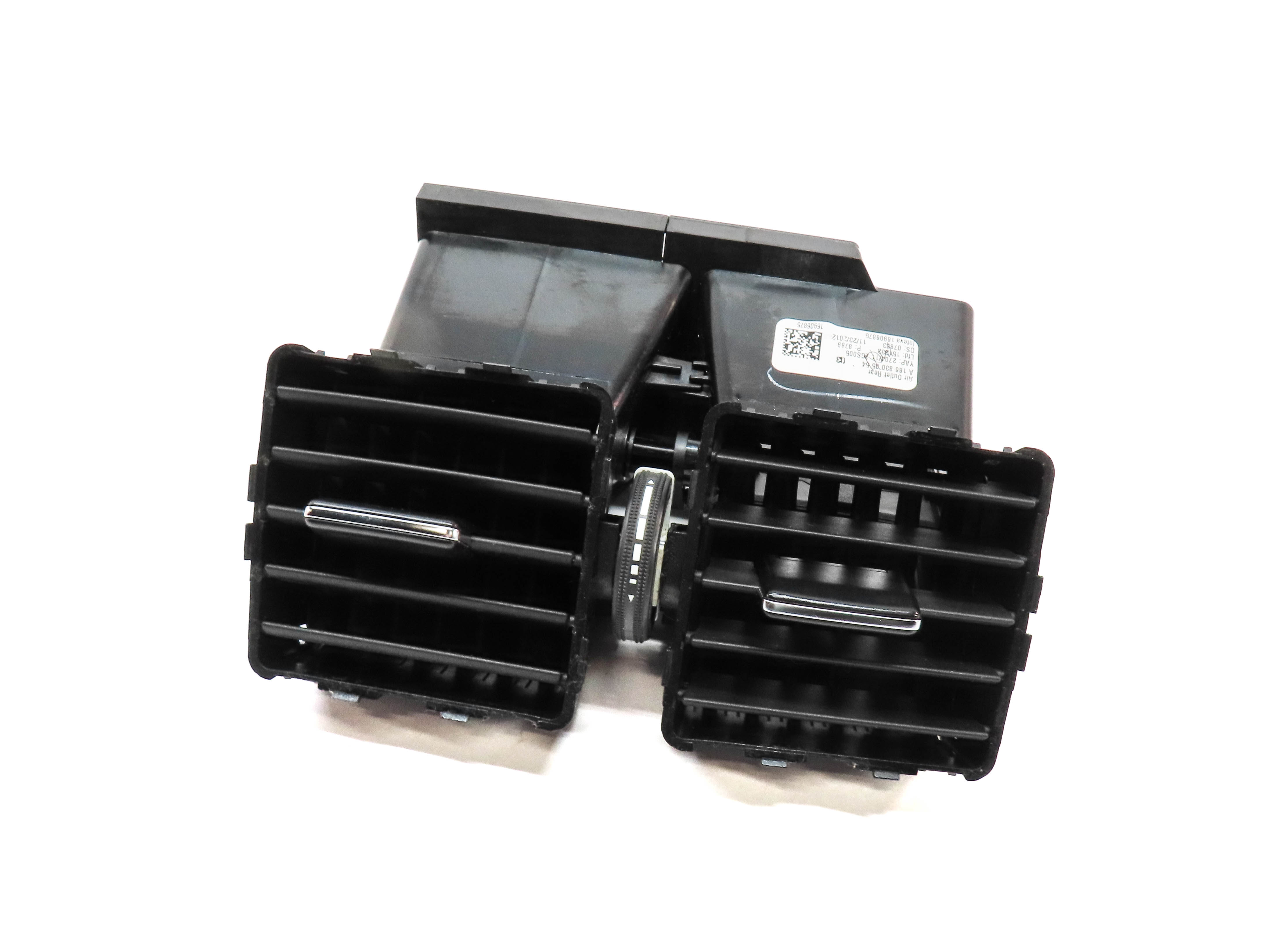 2013 MERCEDES GL350 (X166) REAR CENTER CONSOLE HVAC AC HEATER AIR VENT (BLACK) — exact item pictured